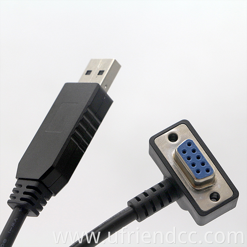 Driver USB to Serial RS232 DB9 9pin Male or Female Adapter cable for Win & Mac 3ft/1m